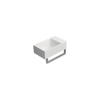 GSI Kube X 40 x 23 basin in matt white