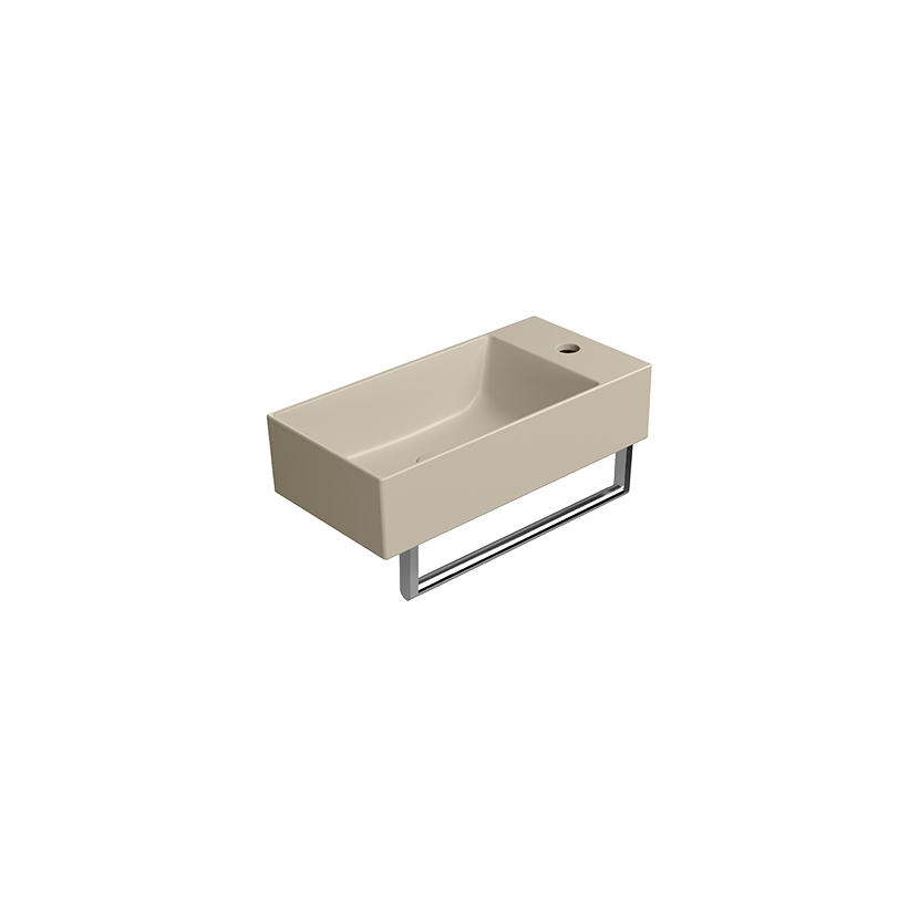 GSI Kube X 50 x 25 basin in matt creta