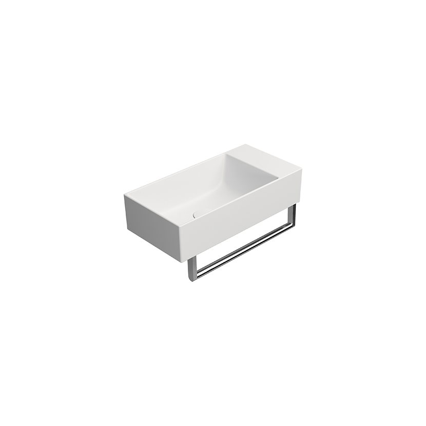 GSI Kube X 50 x 25 basin in matt white