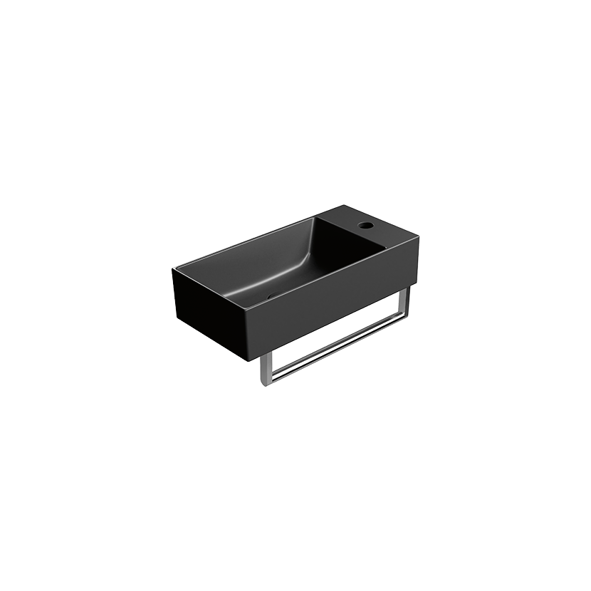 GSI Kube X 50 x 25 basin in matt ardesia