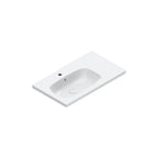 Catalano Alvea 80 offset basin, left-hand bowl