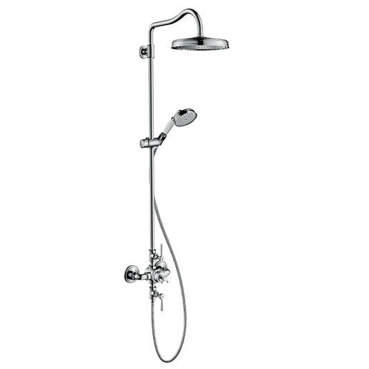 AXOR Montreux Showerpipe with thermostatic mixer and 1jet overhead shower 240