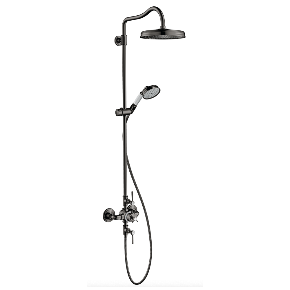 AXOR Montreux Showerpipe with thermostatic mixer and 1jet overhead shower 240 4