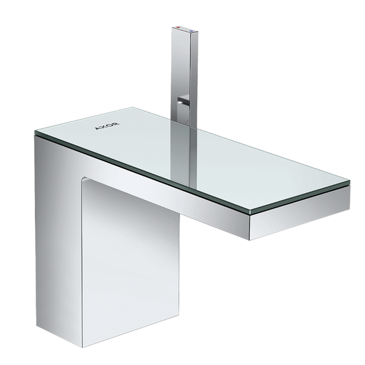 AXOR MyEdition Single lever basin mixer 110 with push-open waste set