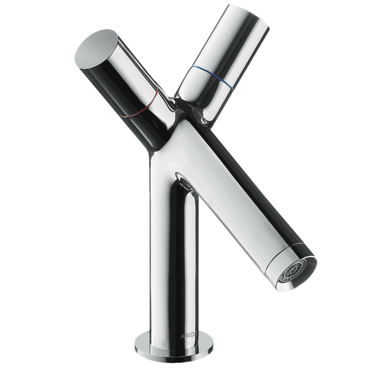 AXOR Starck 2-handle basin mixer 80 with pop-up waste