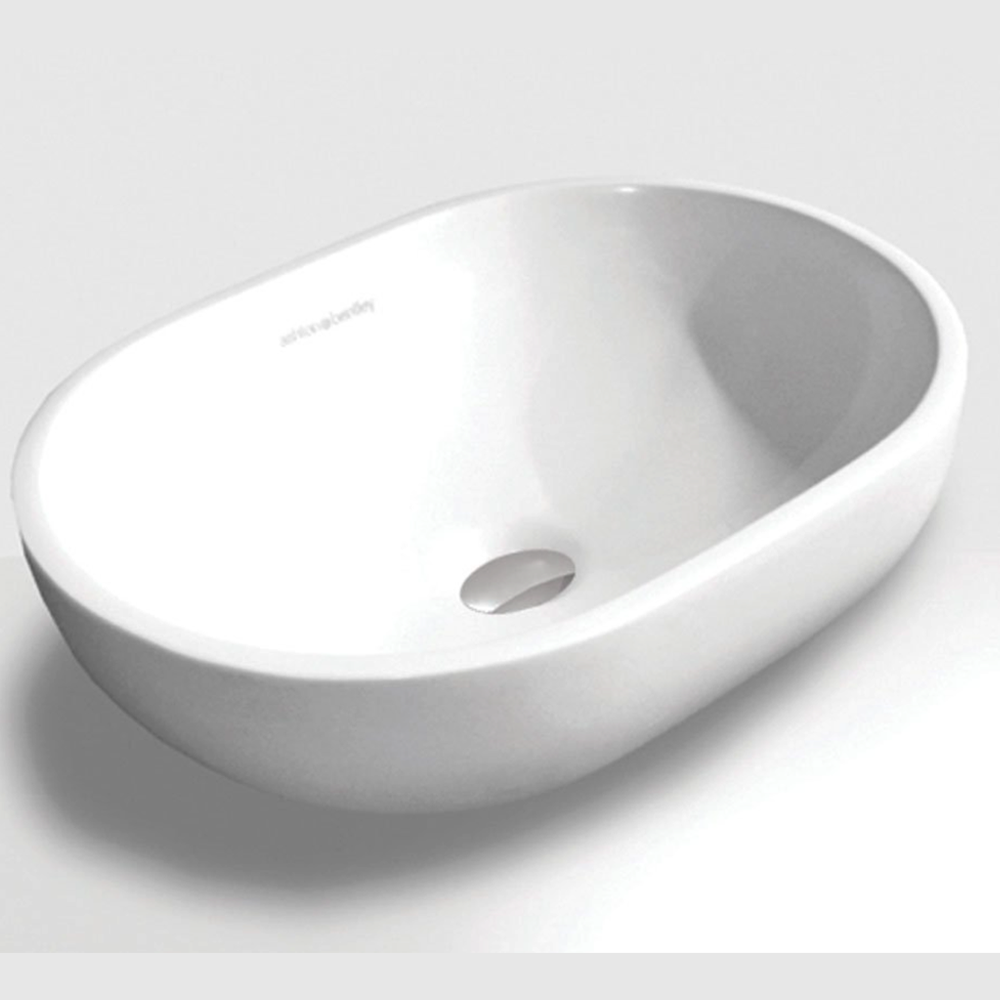 Ashton & Bentley Apollo Oval Bathroom Basin 495 x 350mm 1