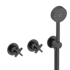 Coalbrook Bank Maestro concealed thermostatic shower with 2 way diverter and handshower in gunmetal, BA3054