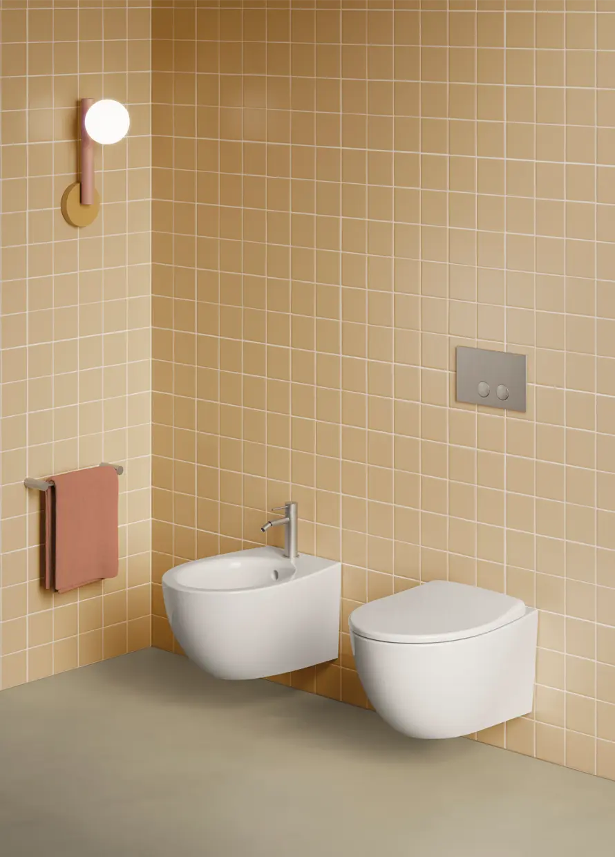 Catalano Italy wall-hung WC in a bathroom setting