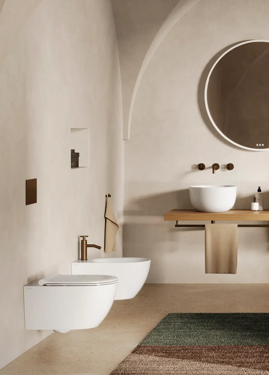 Catalano Sfera wall-hung sanitaryware bathroom setting