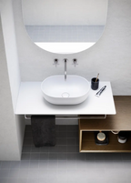 Catalano Sfera 50 x 35 Countertop Basin in satin white, Catalano photography