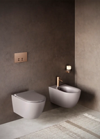 Catalano Sfera 55 Wall-Hung Bidet in satin tortora, Catalano photography