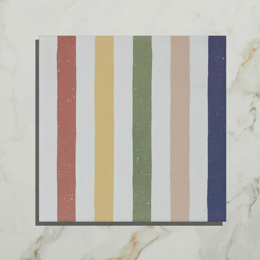 Ca'Pietra Deck Chair Porcelain 20 x 20cm  rainbow