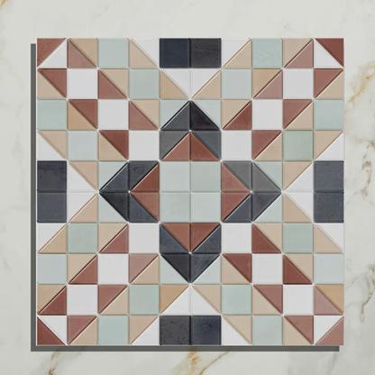 Ca'Pietra Pavilion Porcelain Tile  red