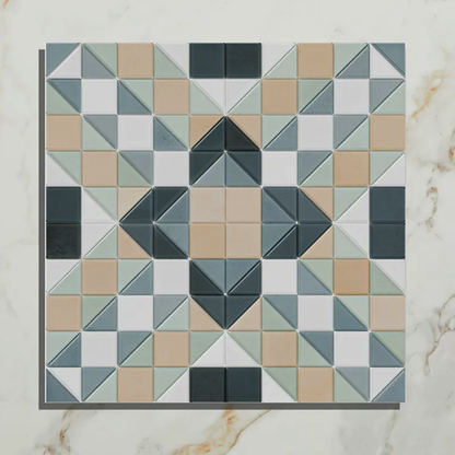 Ca'Pietra Pavilion Porcelain Tile  blue