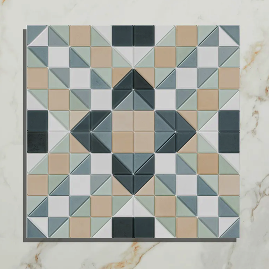Ca'Pietra Pavilion Porcelain Tile  blue