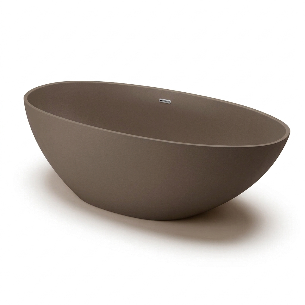 cap Emporio Bagno Corto 150 Surface Freestanding Stone White & Colour Bath