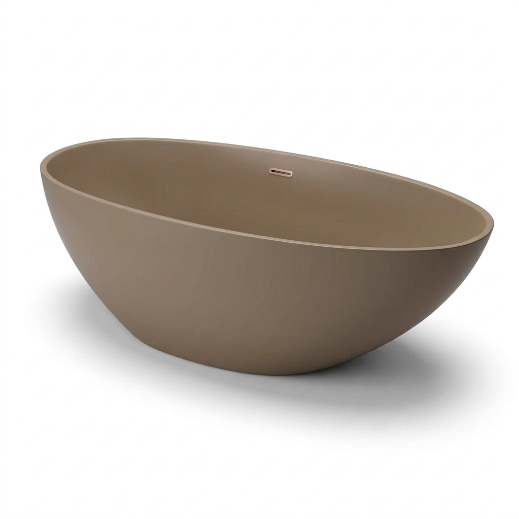 Cap Emporio Bagno Pera 160 Surface Freestanding Stone White & Colour Bath