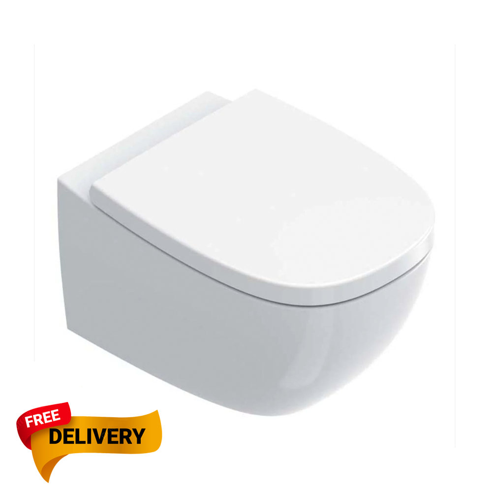 Catalano Alvea Wall-Hung Toilet with Silentech Glossy White