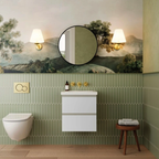  Catalano Alvea Wall-Hung Vanity Unit & Basin Gloss White 500