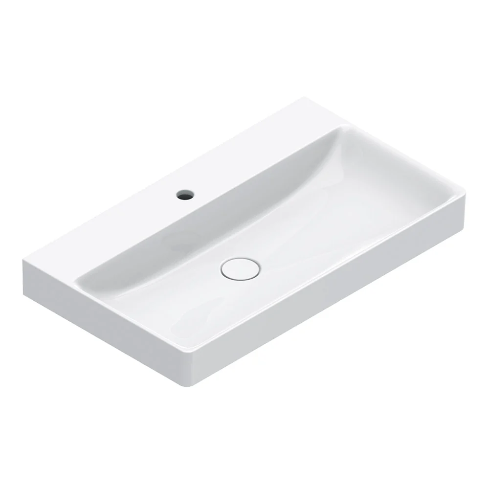 Catalano Green 80 Furntiure Basin 800x470mm in Gloss White 2