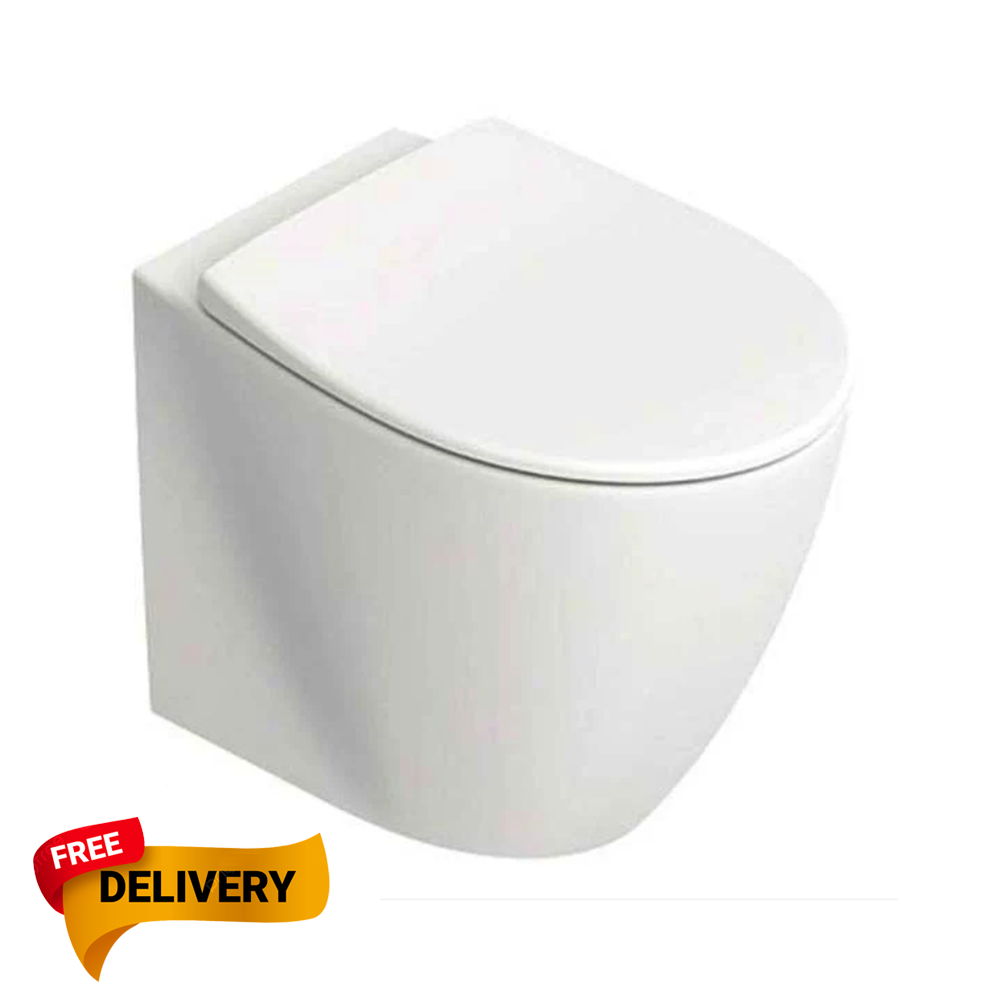 Catalano Italy 52 Floorstanding Toilet with Silentech Flush Glossy White