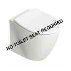 Catalano Italy 52 Floorstanding Toilet with Silentech Flush Glossy White toilet seat