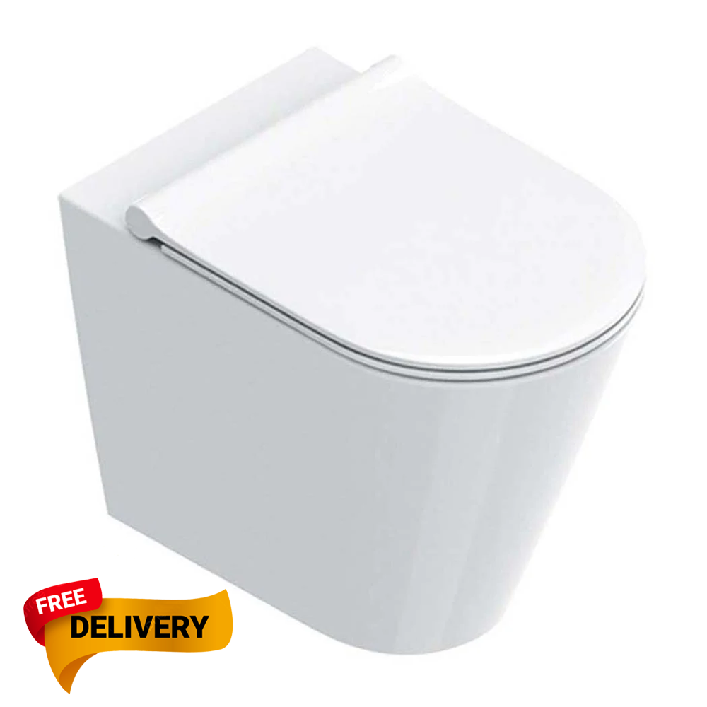 Catalano Sfera 55 Floorstanding Toilet, 55 x 35cm, 4.5l Flush Gloss White Finish