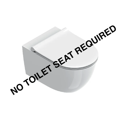  Catalano Sfera 55 Wall-Hung Rimless Toilet Glossy White no seat