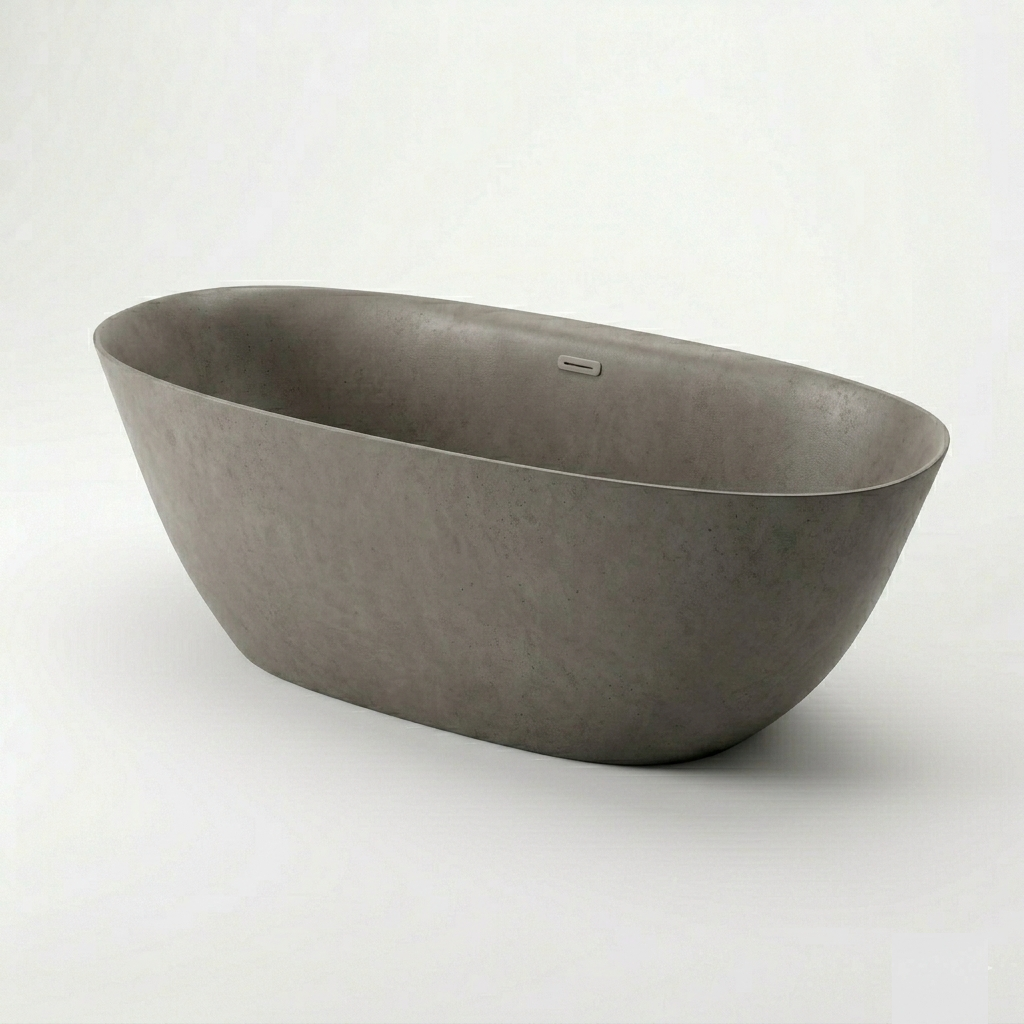 Cement  Emporio Bagno Laghi Surface Freestanding Stone Colour Bath