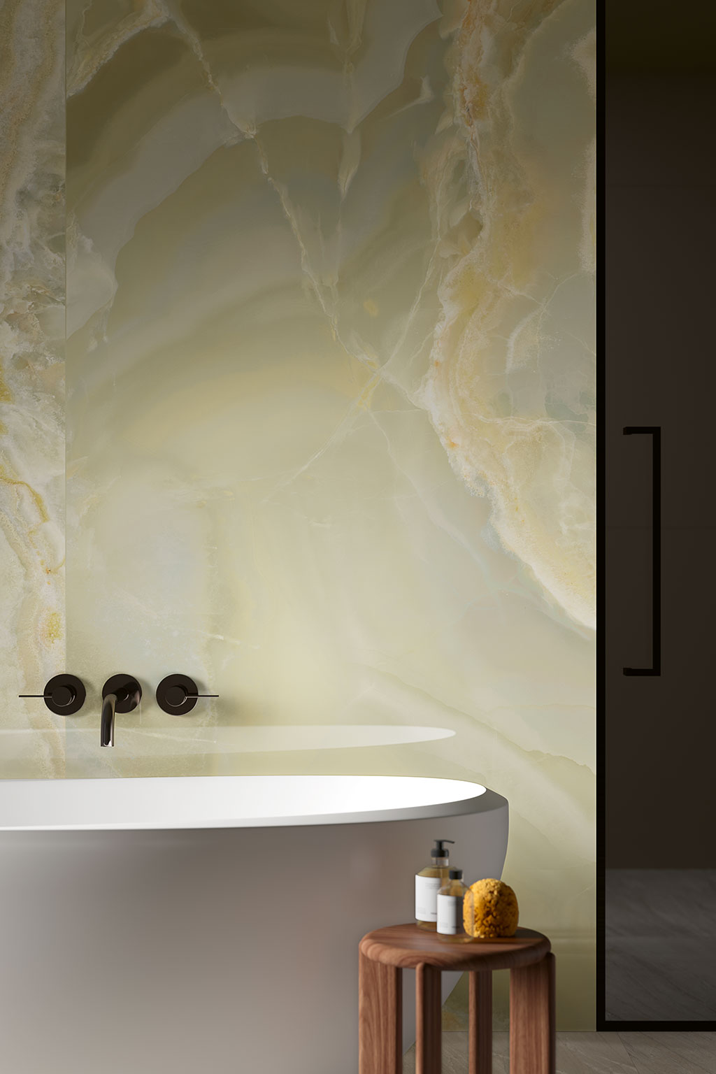 Fioranese Unica Jade Green 89x89 lifestyle