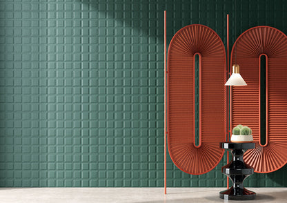 Fioranese Fio. Block Eden Green 30.2x60.4 wall lifestyle