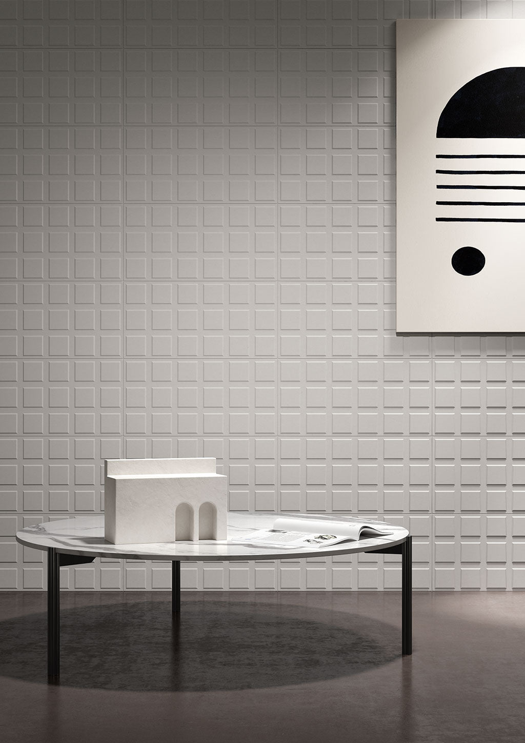 Fioranese Fio. Block Grigio 30.2x60.4 wall lifestyle