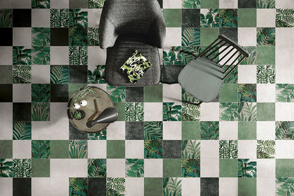 Fioranese Fio. Clorofilla Primavera with Selva, Rugiada and Nembo floor lifestyle