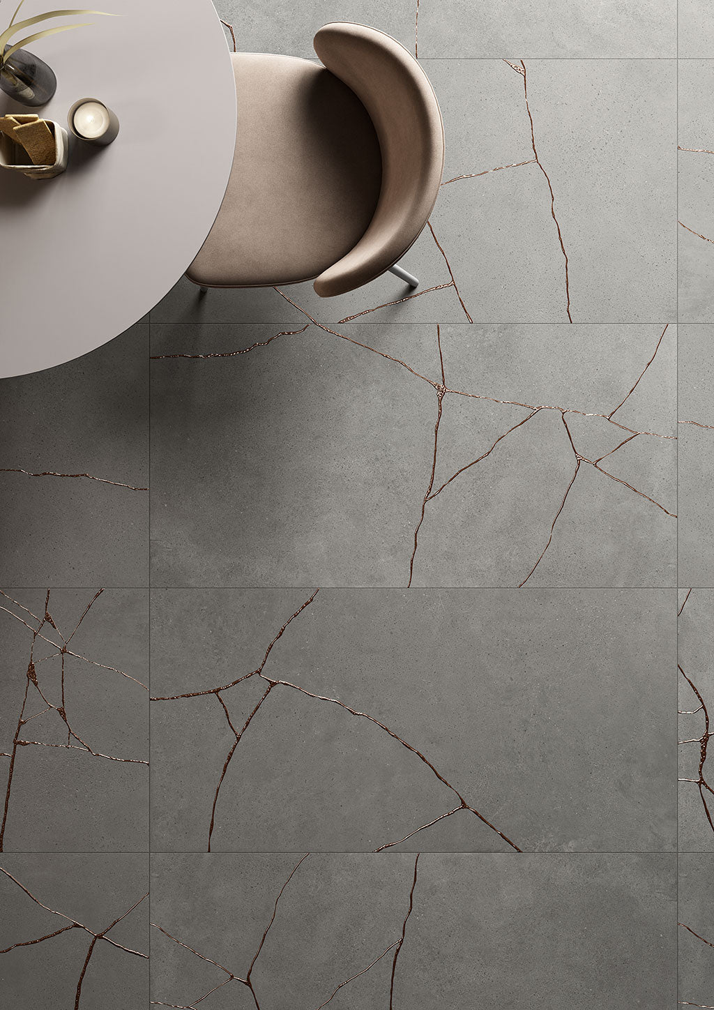 Fioranese Kintsugi Hibi Storm 60x120 interior lifestyle