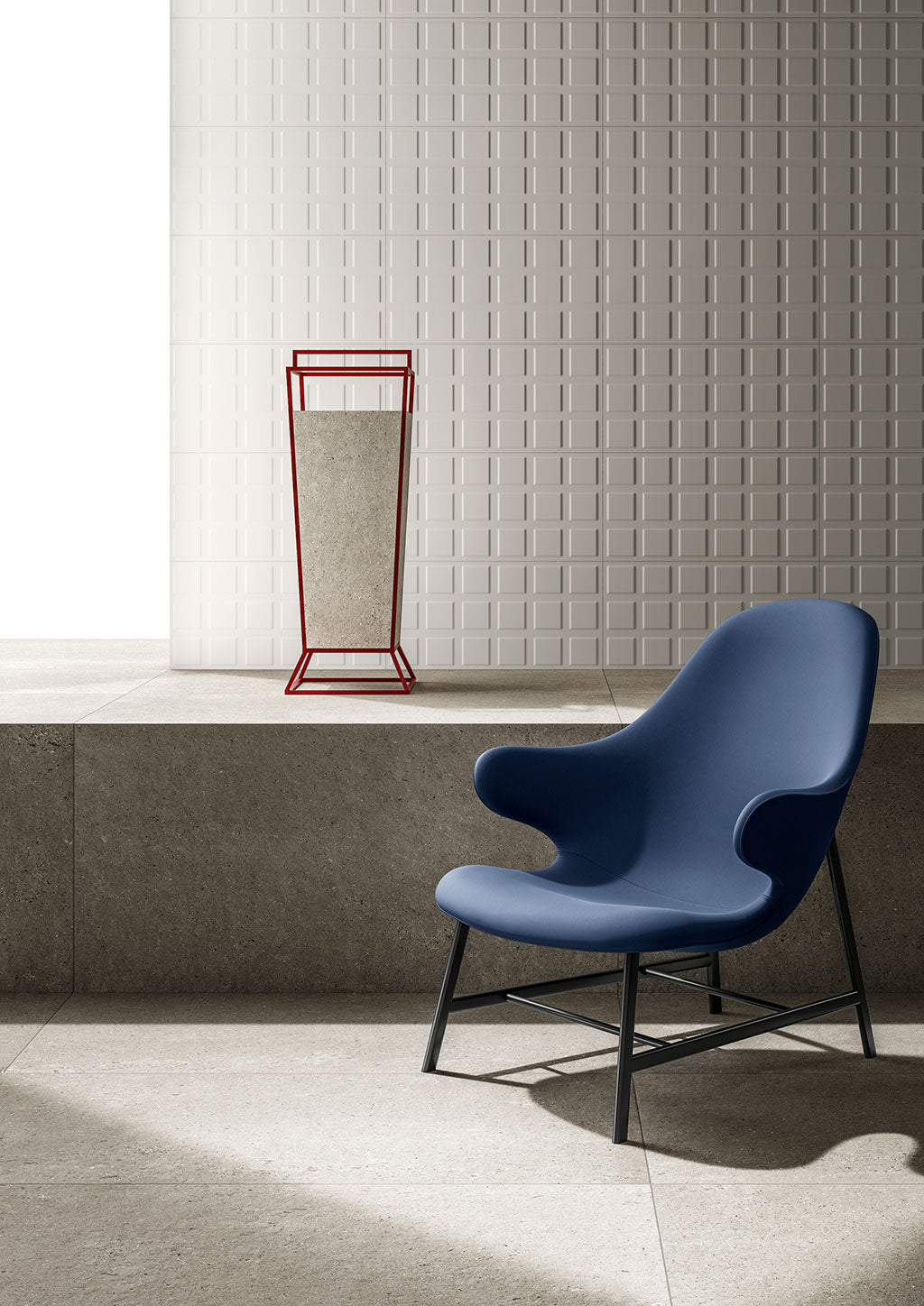 Fioranese Fio. Block Bianco with Land of Italy Smart Grey lifestyle