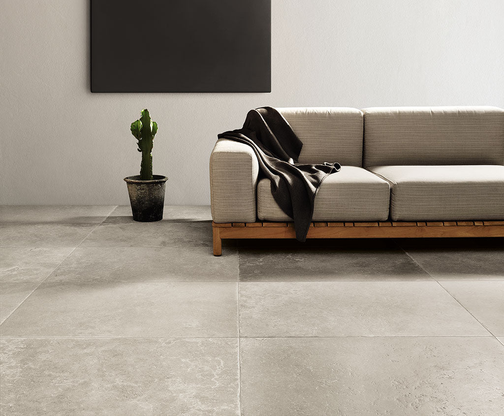 Fioranese Pietraviva Grigio Chiaro 60.4x90.6 stone-effect lifestyle