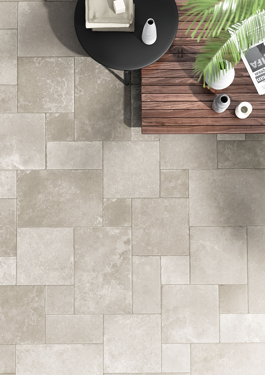 Fioranese Pietraviva Grigio Chiaro Modulo 20mm outdoor lifestyle