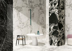 Fioranese Prestige Black Antique, Arabescato and Carnico Effect lifestyle