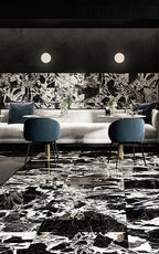 Fioranese Prestige Prestige Black Antique Effect floor with skirting lifestyle