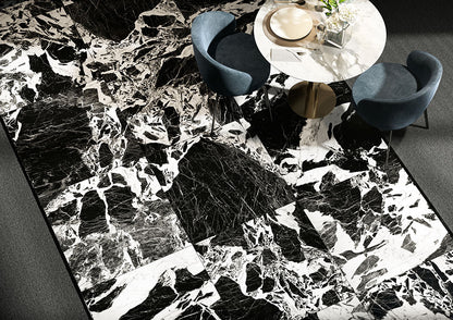 Fioranese Prestige Black Antique Effect 74x74 marble-effect lifestyle