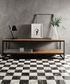 Fioranese Prestige Statuarietto and Carnico Effect 15x15 polished lifestyle