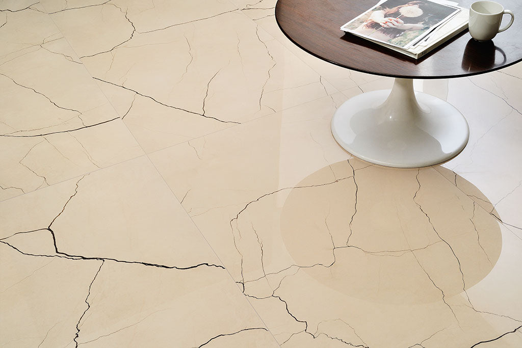 Fioranese Sound of Marbles Beige Antico marble-effect lifestyle