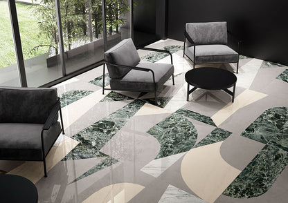 Fioranese Sound of Marbles FIOmood Verde 74x148 marble-effect lifestyle