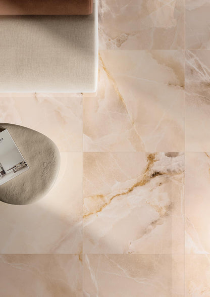 Fioranese Unica Misty Rose 89x89 floor lifestyle
