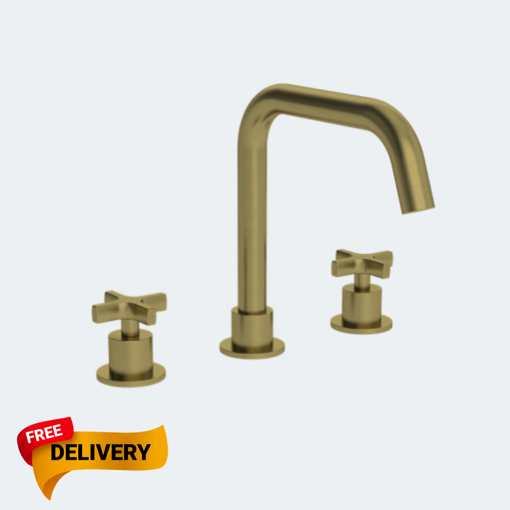 Coalbook Bank 3th Deck Mounted Angled Swivel Spout Bath Filler BA2006 ( 4 Colours Available )