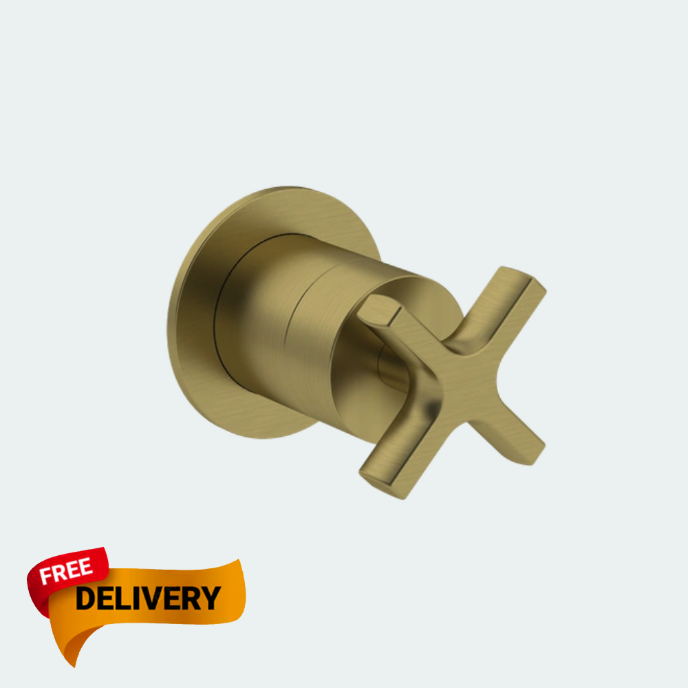 Coalbook Bank Wall mounted 2-way diverter BA2007  brass