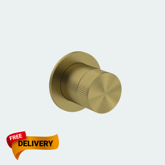 Coalbook Decca Wall mounted 2-way diverter DC2007 brass