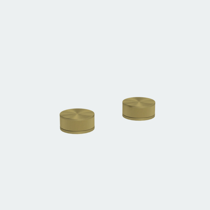 Coalbook Deck Mounted ON/OFF Valves - Pair DC2112  brass
