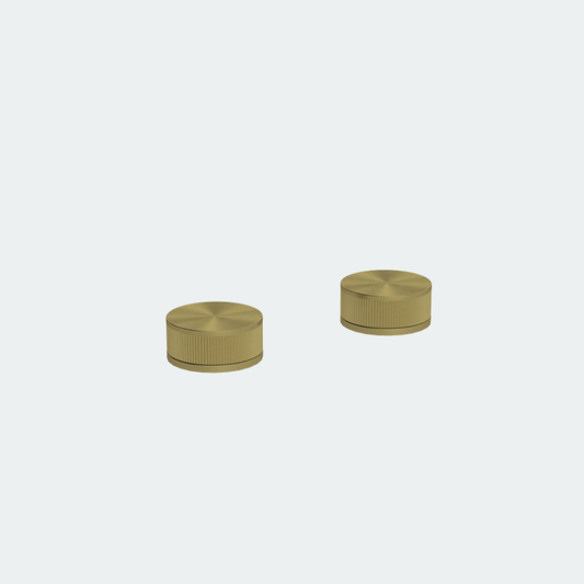 Coalbook Deck Mounted ON/OFF Valves - Pair DC2112  brass