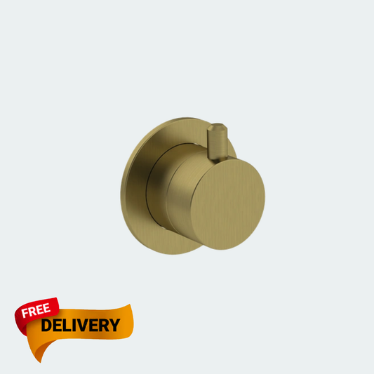 Coalbook Domo Wall mounted 2-way diverter DO2007  brass